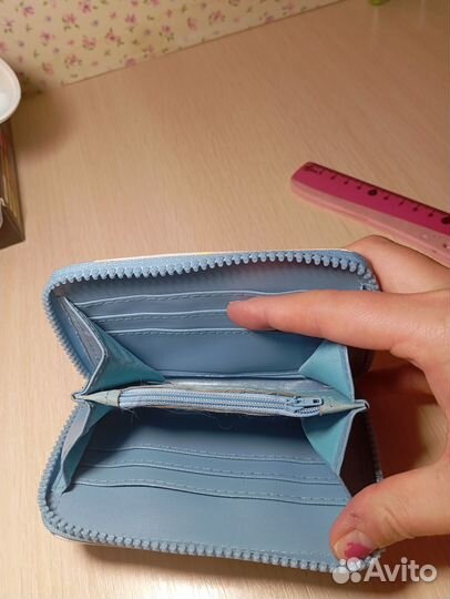 Кошелек женский натуральная кожа разноцветный