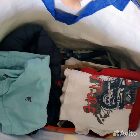 Вещи для мальчика 5-6 лет (сумка)