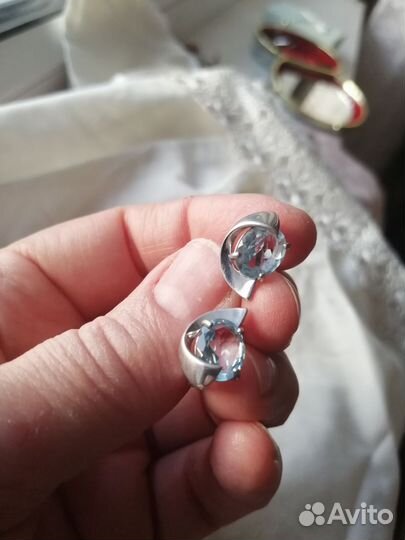 Серебряные серьги