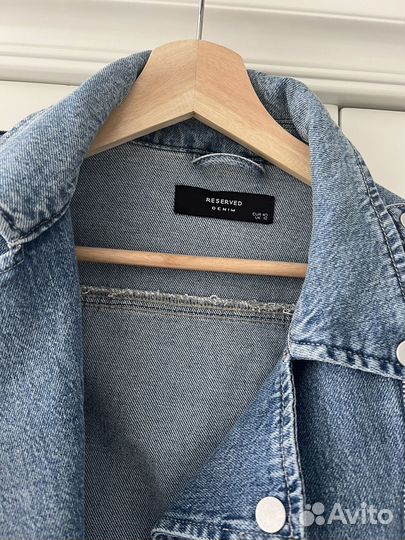 Джинсовая куртка косуха reserved 42-44