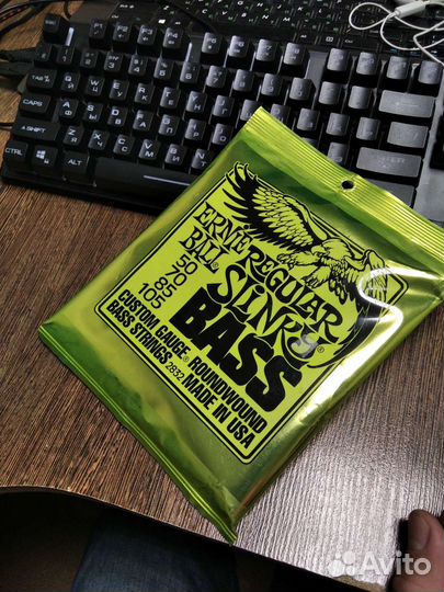 Струны для баса Ernie ball