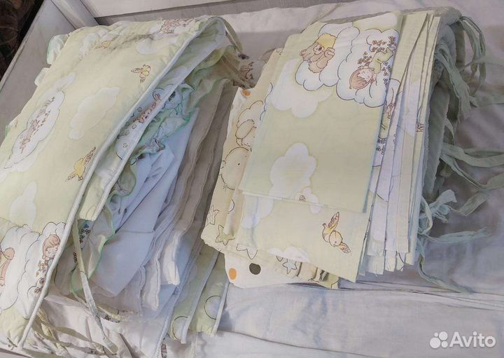 Постельное белье для ясельной кроватки 60120 б/у