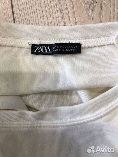 Платье футболка zara