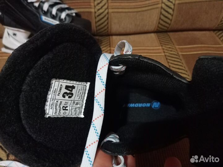 Новые Коньки хоккейные детские 34 размер