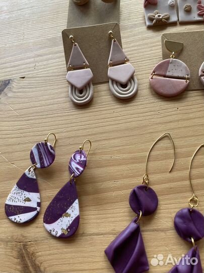 Серьги ручной работы