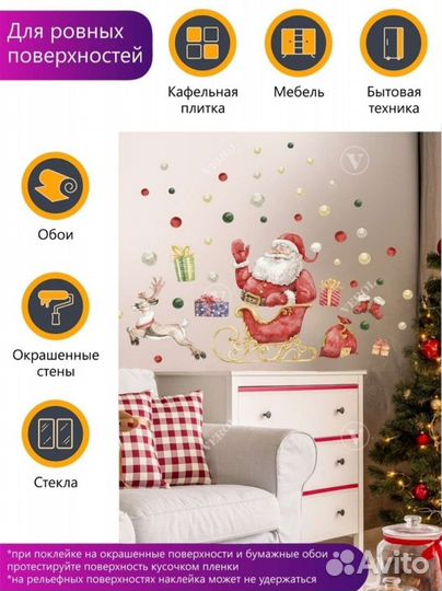 Интерьерные наклейки