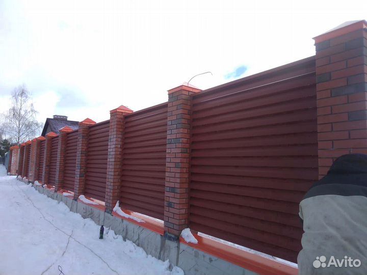 Забор жалюзи под заказ