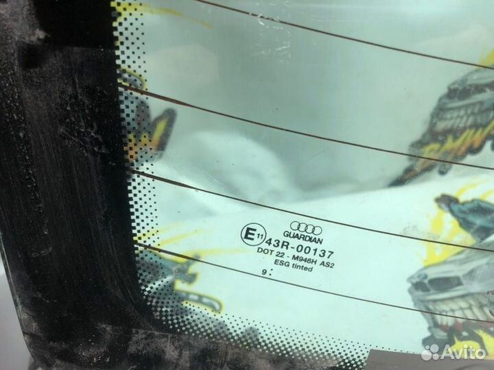 Стекло заднее Audi A6 C5 APR 2000