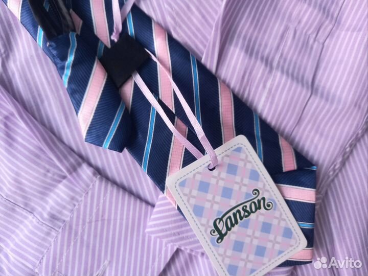 Рубашка для мальчика 128 новая с галстуком