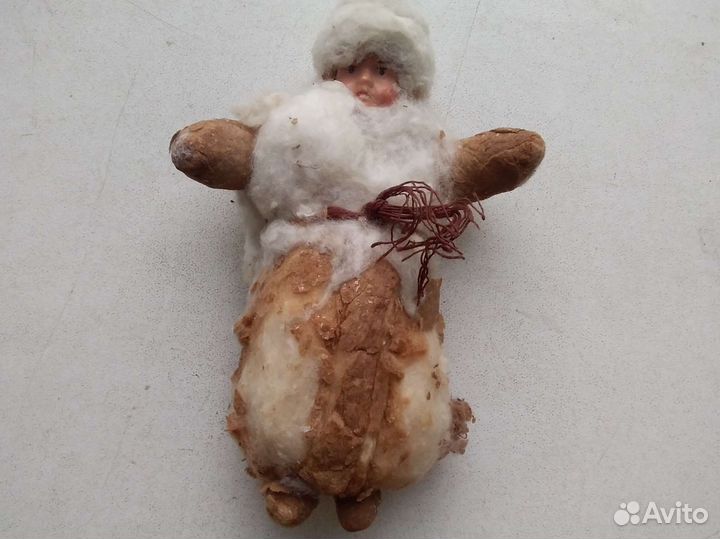 Ватные елочные игрушки СССР