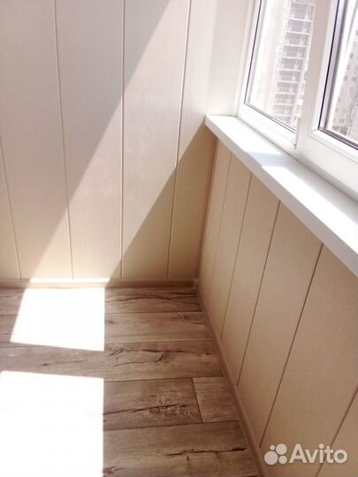 Внутренняя отделка балкона