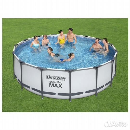 Бассейн каркасный Bestway Steel Pro MAX