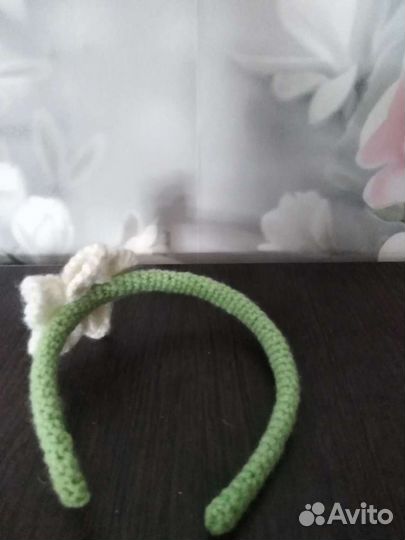 Ободок для волос ручной работы