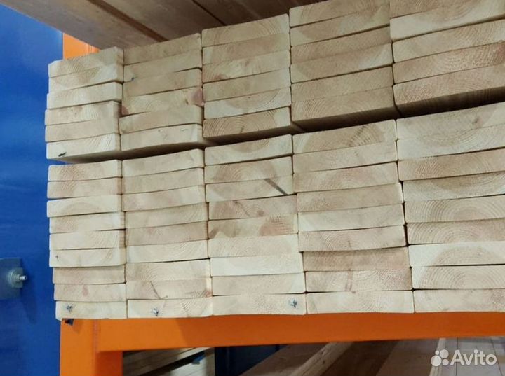 Доска строганая 45*195*3000 мм сорт C скругление