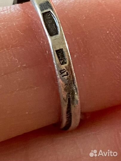 Серебро: кольцо,серьги/винтаж/7,0г