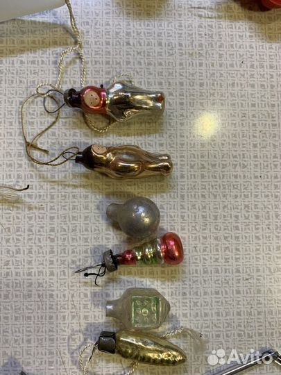 Винтажные елочные игрушки СССР