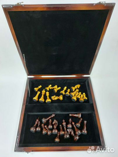 Шахматы янтарные арт. 000021