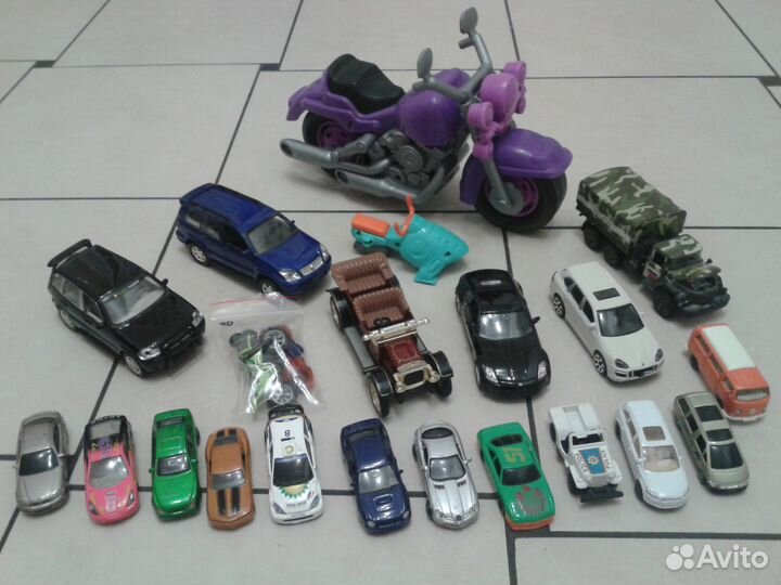 Машинки, танк, мотоцикл, солдатики, рыцари