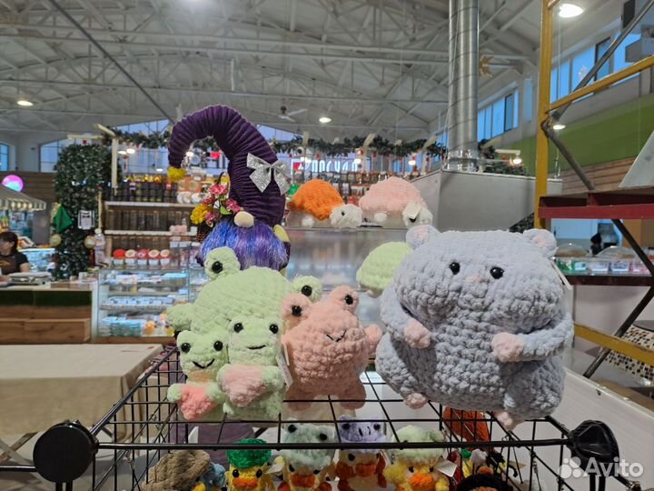 Вязаные игрушки ручной работы