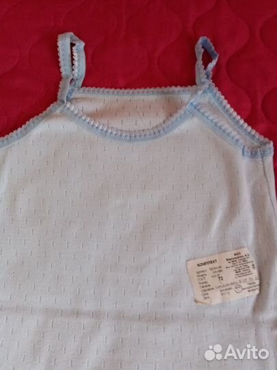 Комплект трусы и майка для девочки новые
