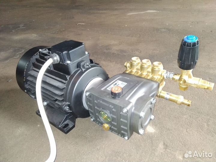 Аппарат высокого давления, помпа, эл.двигатель авд