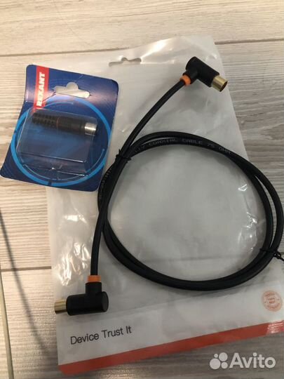 Тв кабель антенный И TV коннектор