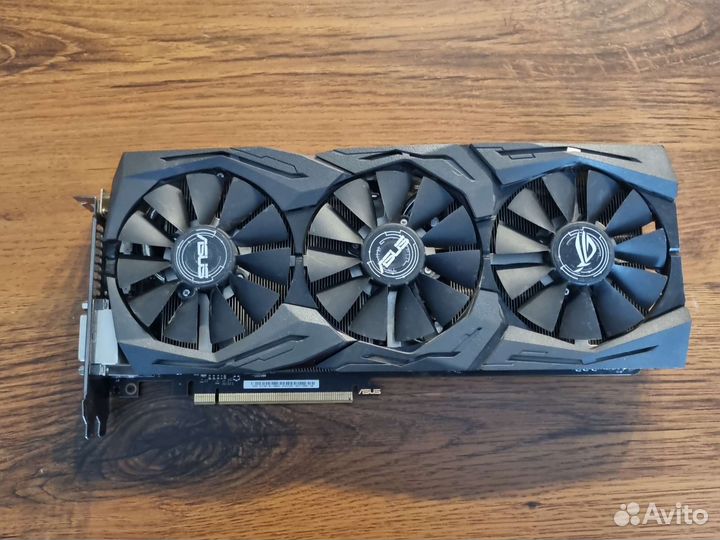 Видеокарта Asus strix GTX 1080