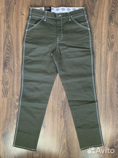 Брюки Dickies Work Pants Olive оригинал W32/34