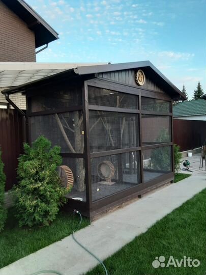 Вольер для белок и попугаев