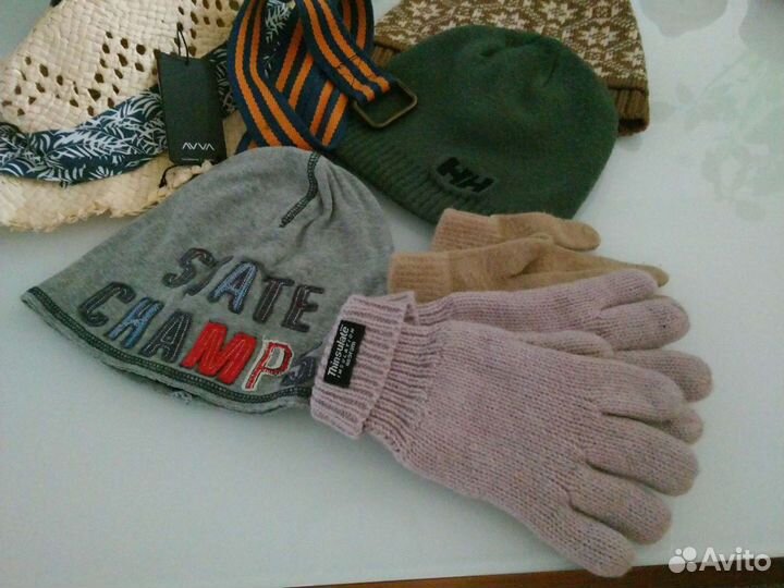 Шапки, перчатки, ремень, Шляпы 5-7 лет