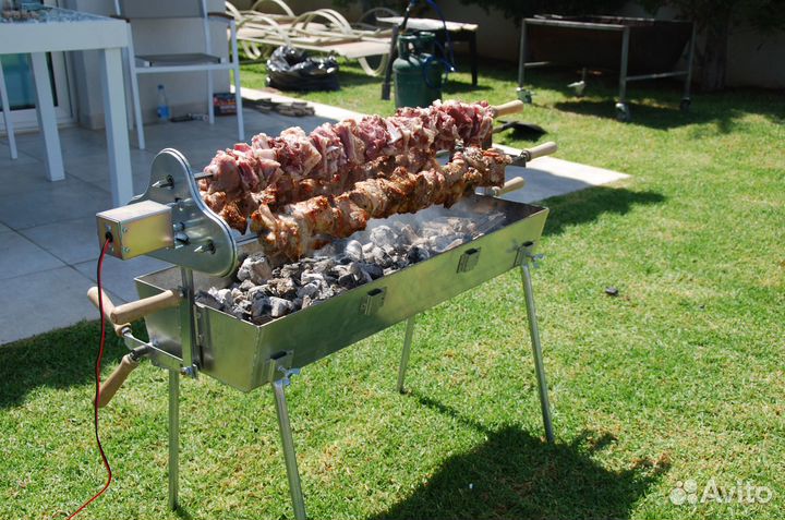Мангал автоматический угольный