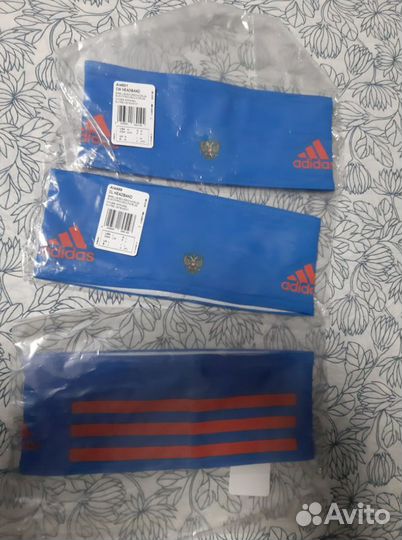 Лыжные полоски-шапочки adidas Сб.России р.S-M-L