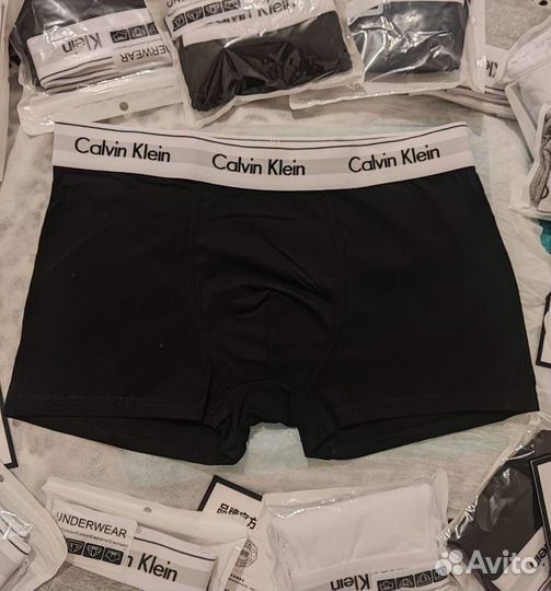 Calvin Klein трусы серые, белые, черные