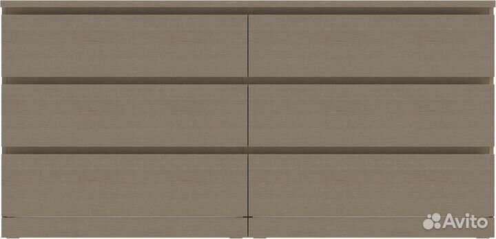 Комод Варма 6D 160х77х40см IKEA