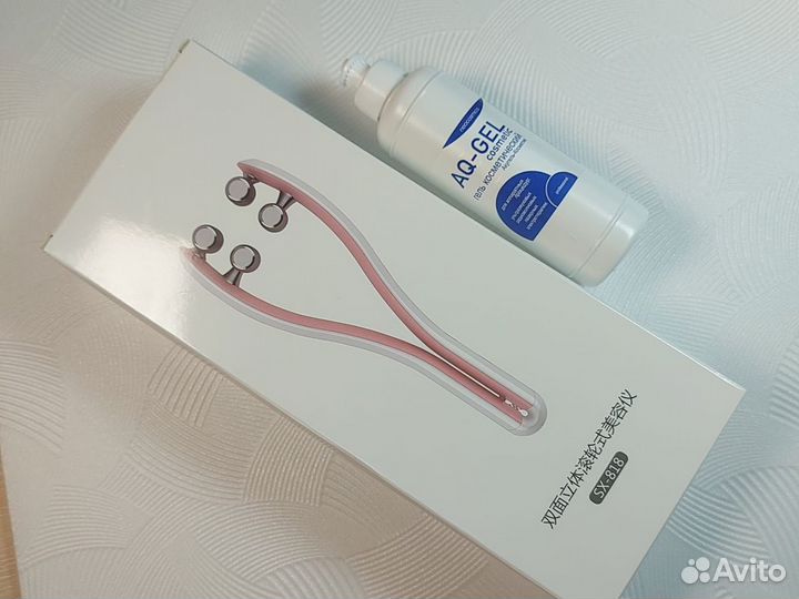 Микротоковый роликовый массажер для лица и тела