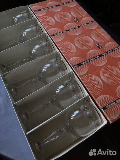 Бокалы,фужеры Богемия Чехословакия 70-е