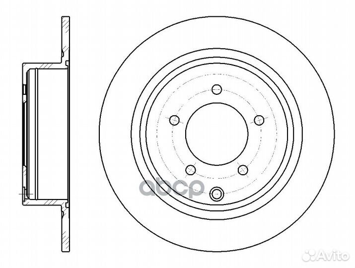 Диск тормозной G-brake GR-01844 GR-01844 gbrake