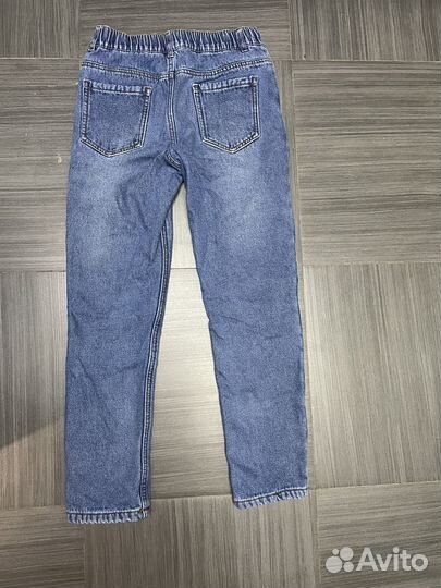 Джинсы утепленные для девочки 152