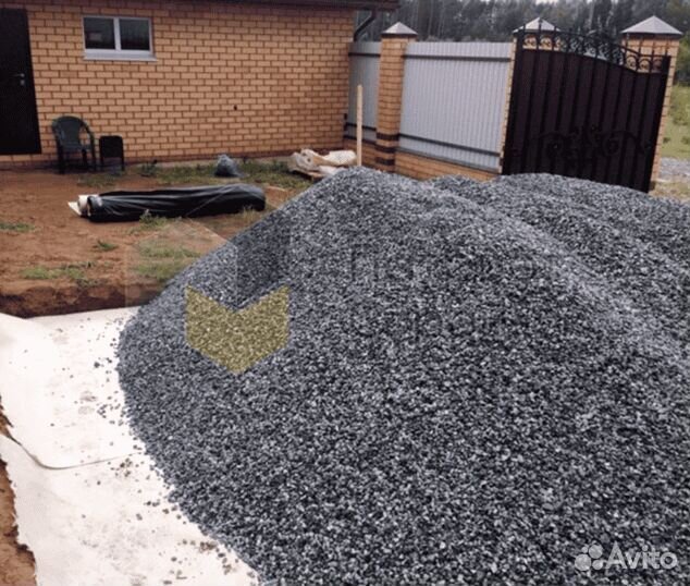 Щебень на парковку