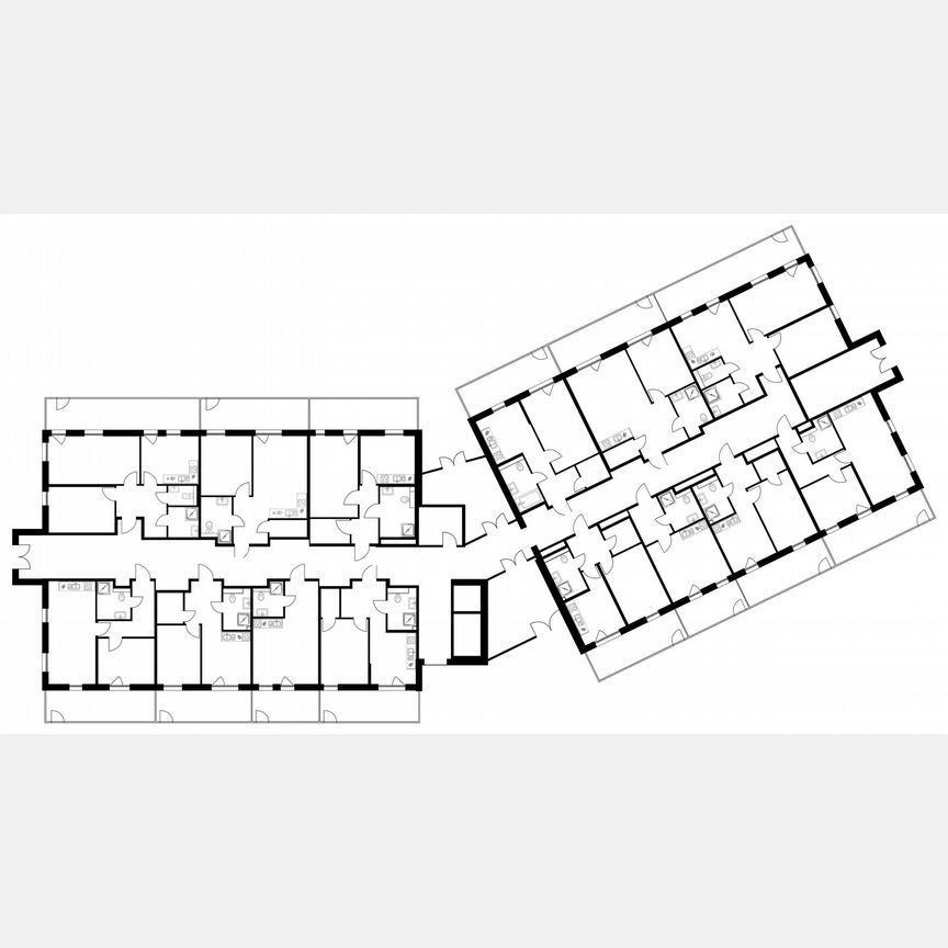 1-к. апартаменты, 44,9 м², 1/6 эт.