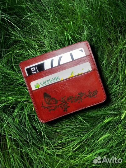 Картхолдер из натуральной кожи