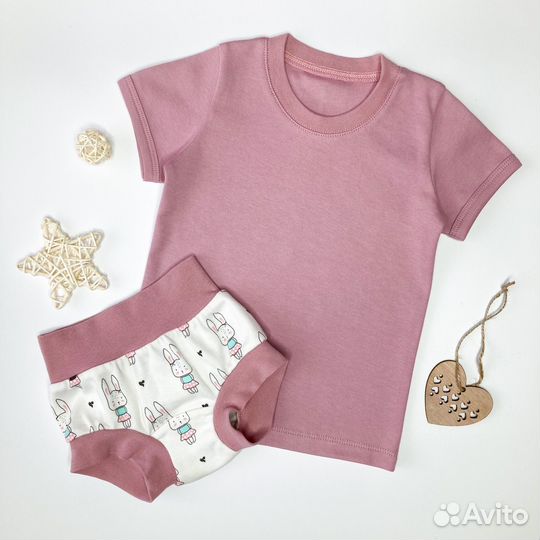 Трусики-хипстеры, футболки, комплекты