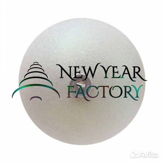 Новогодние игрушки шар Перламутовый