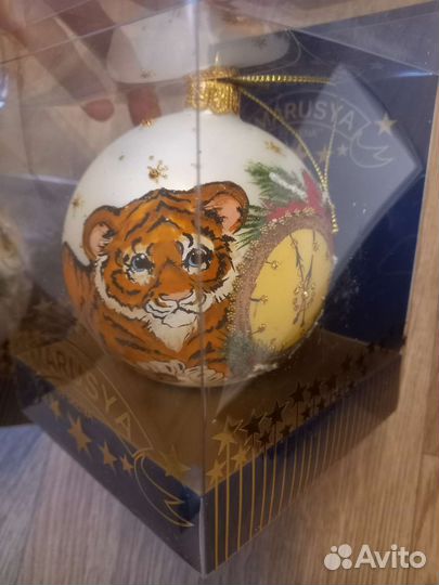 Новогодние игрушки - стекло