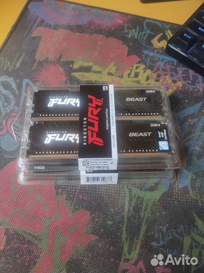 Ddr4 32gb(2*16) 3200mhz Kingston Fury Beast