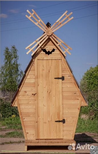 Дачный туалет с установкой