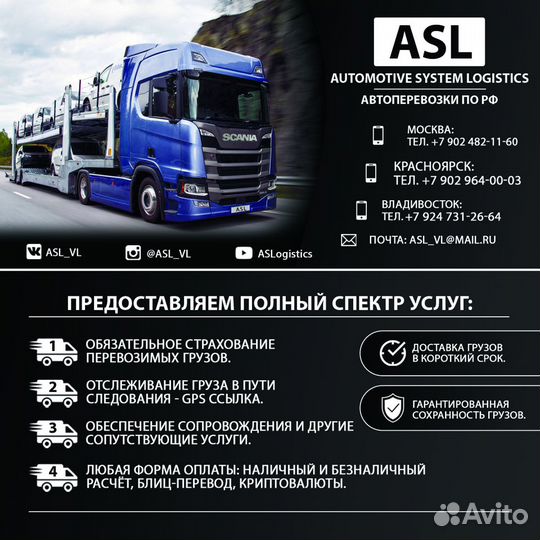 Отправка автомобилей автовозами из/в Пермь и по РФ