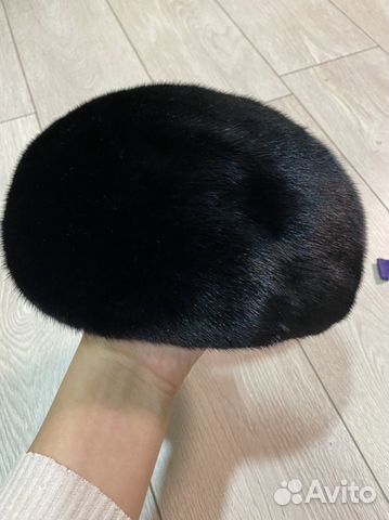 Женский норковый берет