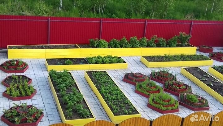 Еврогрядки и клумбы