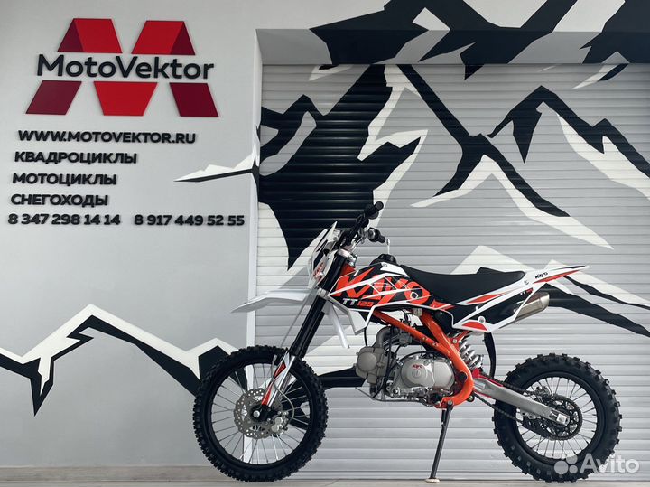 Питбайк kayo basic TT125EM 17/14 KRZ (механ.сцепл)
